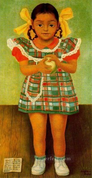 retrato de la joven elenita carrillo flores 1952 Diego Rivera Pinturas al óleo